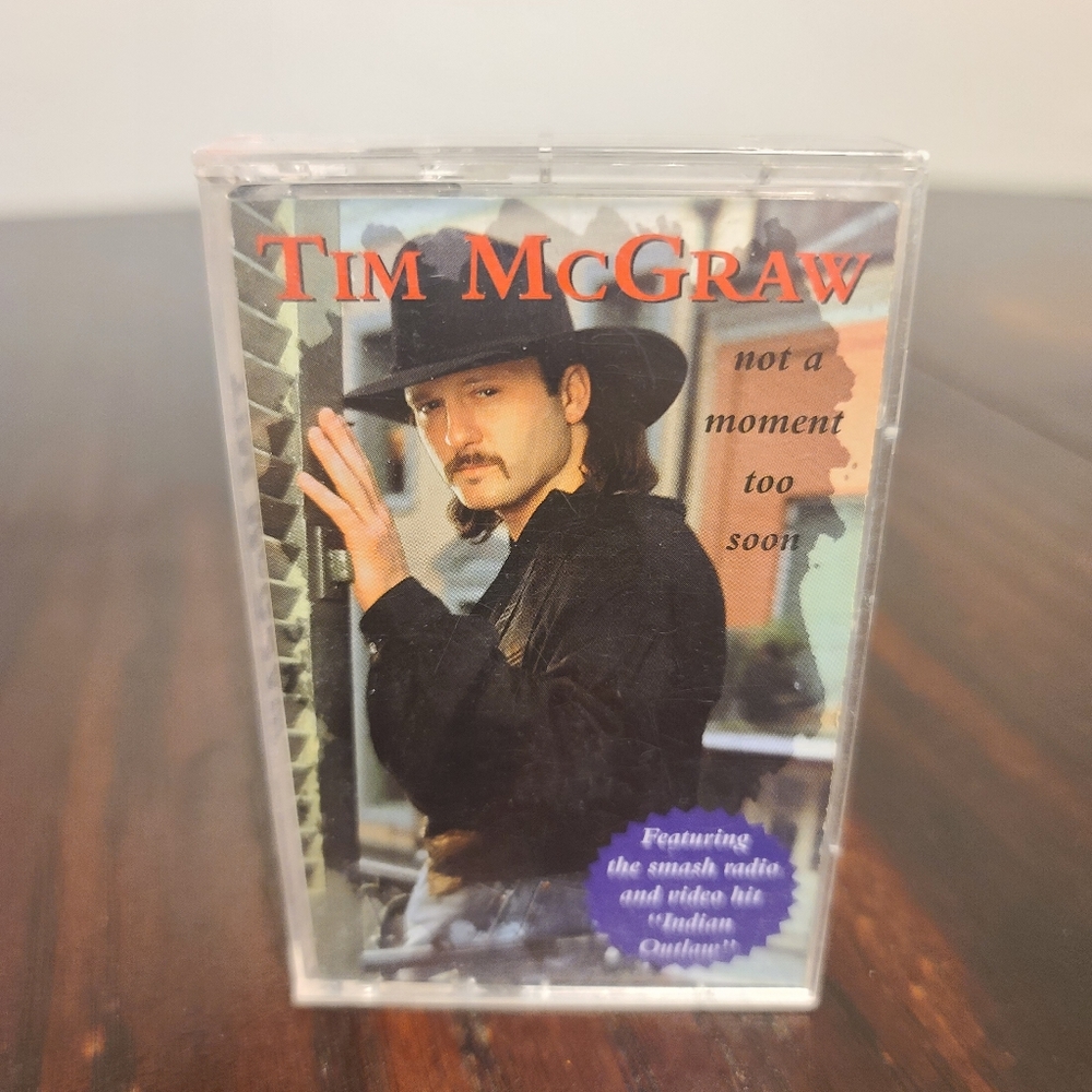 Tim McGraw - Not a Moment To Soon - Vintage Cassette Tape - Country Music